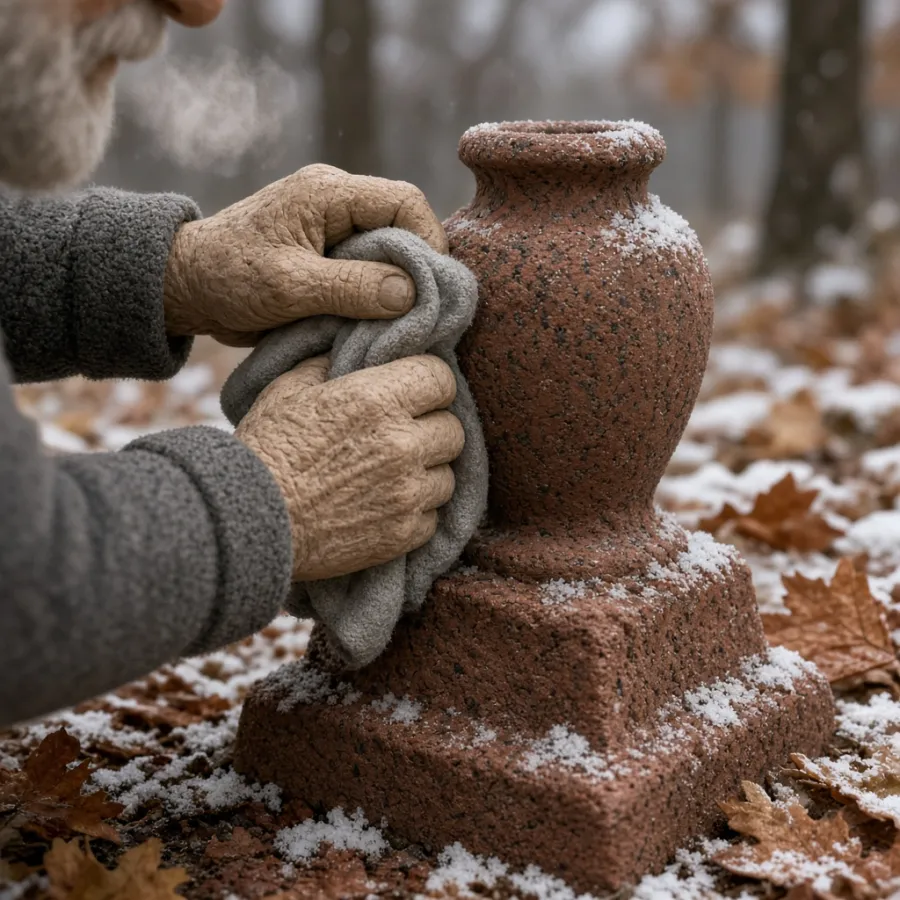 Granieten grafvazen: plaatsing en onderhoud