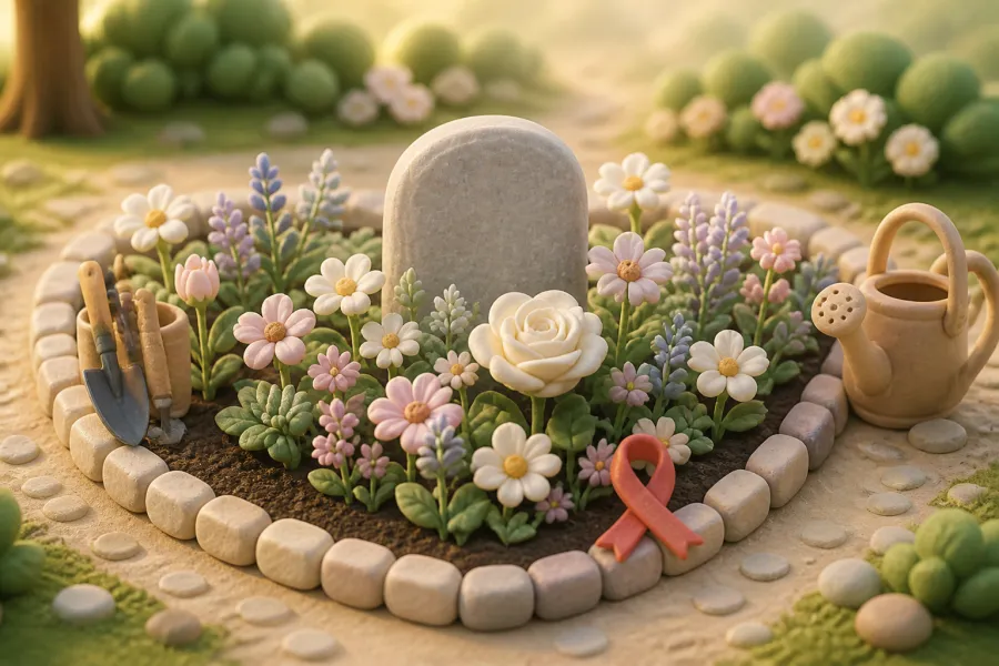 Planten op een herdenkingsdag