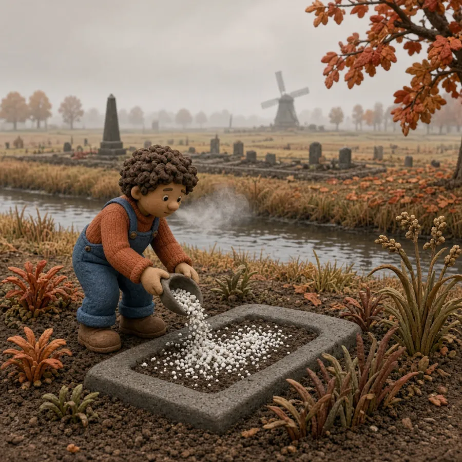 Perliet voor betere drainage op natte graven