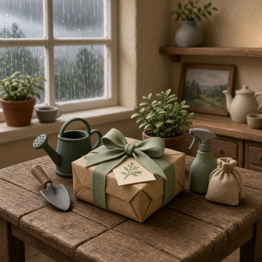 Plantset cadeau doen aan een nabestaande