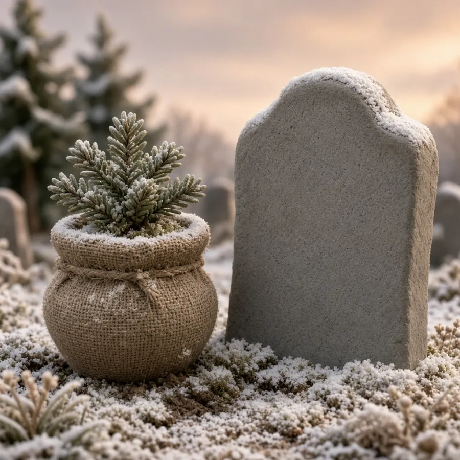 Grafpotten winterklaar maken