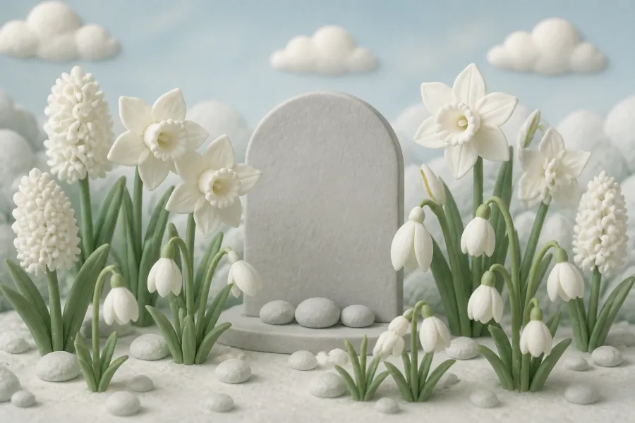 Een witte graftuin ontwerpen
